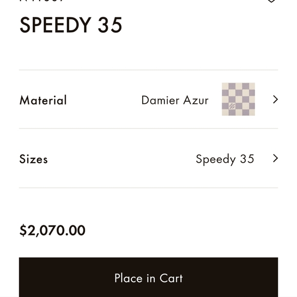 SOLD Louis Vuitton Speedy 35 - Azur - Picture 4 of 5